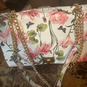 Floral Chain Strap Women's Bag
